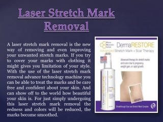 Laser Stretch Mark Removal