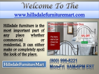 Hillsdale Furniture - Hillsdale Wilshire - Hillsdale Norwood