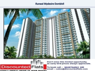 Runwal Mydesire Dombivali Mumbai