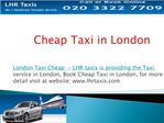 Hire Cheap Taxi From Centre London to Heathrow