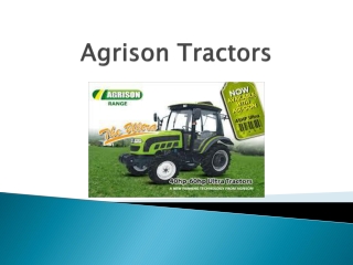 Agrison Tractors