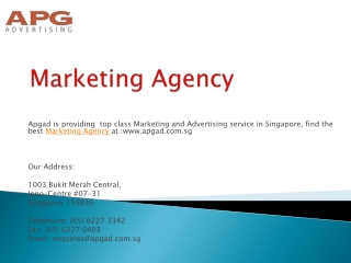 Most Famous Advertising Agency in Singapore