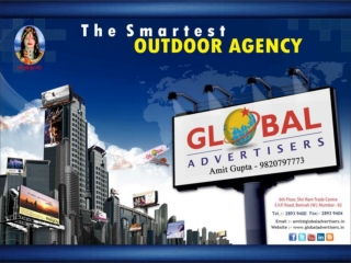 Outdoor Agency For Film Brandings at Marine Drive - Global A