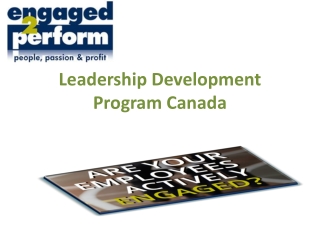 Leadership Development Program Canada