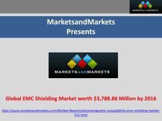 Global EMC Shielding Market worth $3,788.86 Million by 2016