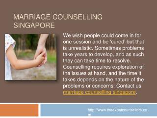 Marriage Counselling Singapore