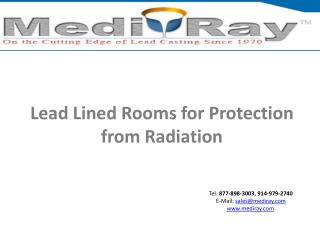 Lead Lined Rooms for Protection from Radiation