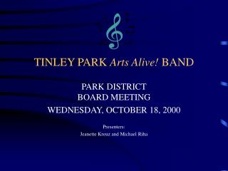 TINLEY PARK Arts Alive! BAND