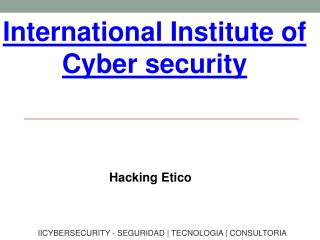 Hacking Etico