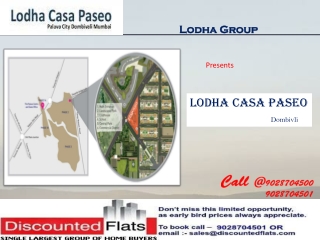 Lodha Casa Paseo Dombivali Mumbai by Lodha Group