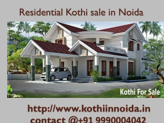 Kothi Sale (9990004272) in Noida,Duplex Kothi sale in noida
