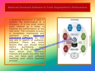 Balanced Scorecard Software