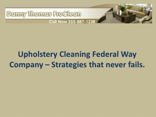 Upholstery cleaning federal way company – Strategies