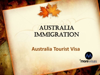 Australia Tourist Visa