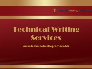 Technical Writing Services