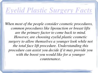 Best eyelid Plastic Surgeon Las Vegas