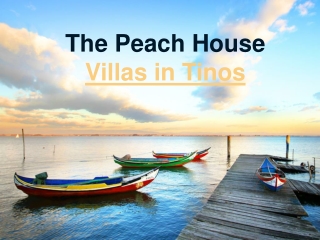 The Peach House Villas in Tinos