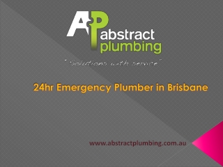 24hr Emergency Plumber in Brisbane