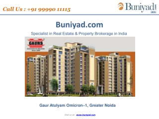Gaur Atulyam Sector Omicron 1 Greater Noida