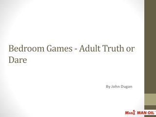 Bedroom Games - Adult Truth or Dare