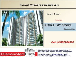 Runwal Mydesire Dombivali Mumbai by Runwal Group