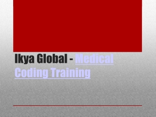 Medical Coding Training in Hyderabad