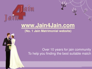 Jain Matrimony - No.1 Jain Matrimonial Website