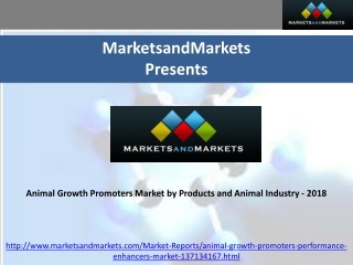 Animal Growth Promoters Market 2018