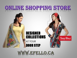 Online Indian clothes Store