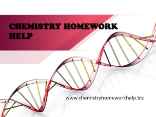 Chemistry Homework Help