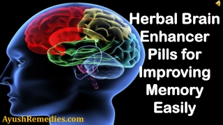 Herbal Brain Enhancer Pills for Improving Memory Easily