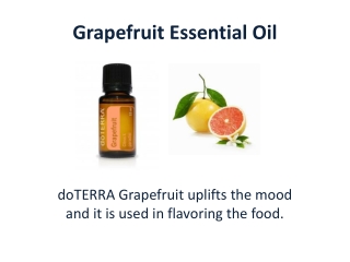 Get Grapefruit Essential Oil Today