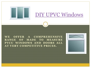 Cheap UPVC Windows