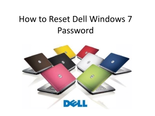 Flexible Way to Reset Dell Windows 7 Login Password
