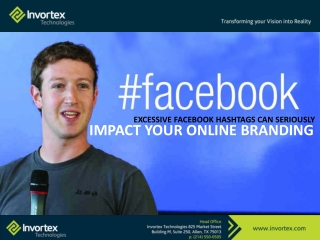 Facebook And Hashtags | Digital Marketing | Invortex technol