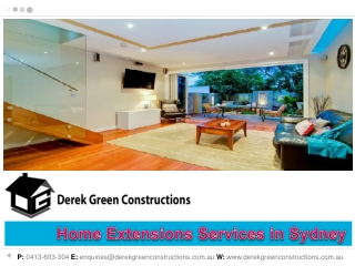 Home Extensions Services in Sydney