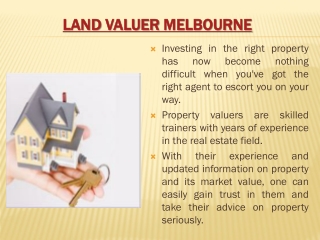 Land Valuations Melbourne