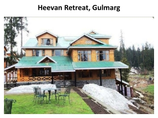 hotel, hotels, Heevan, Retreat, Gulmarg, accommodation, rese