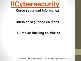 Curso seguridad informatica