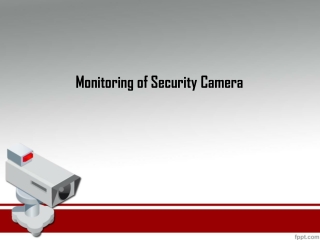 Monitoring of Security Camera