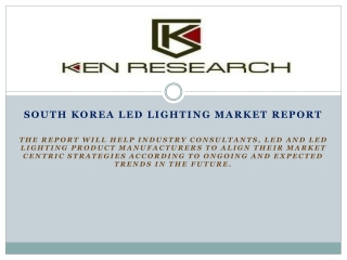 Increasing Demand for Energy Saving Lighting Products to Dri