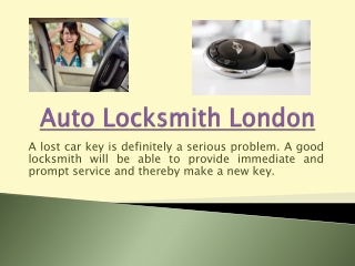 Vehicle Locksmith