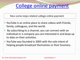 How to choose the way of college online paymnet