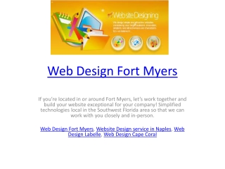 Web Design Fort Myers