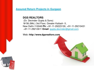 DGS Realtors Provide Affordable Residential Properties