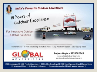 Innovative Poles Advertising in Mumbai - Global Advertisers