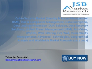 JSB Market Research: Cyber Security Market: