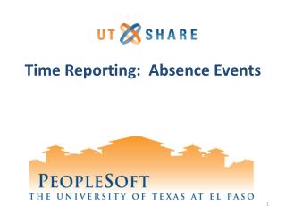 Time Reporting: Absence Events