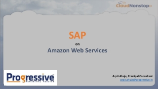SAP on Amazon web services