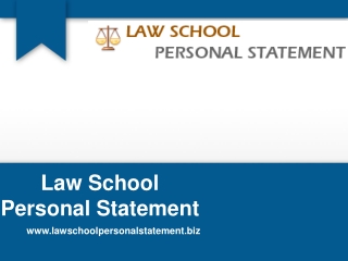 Law School Personal Statement